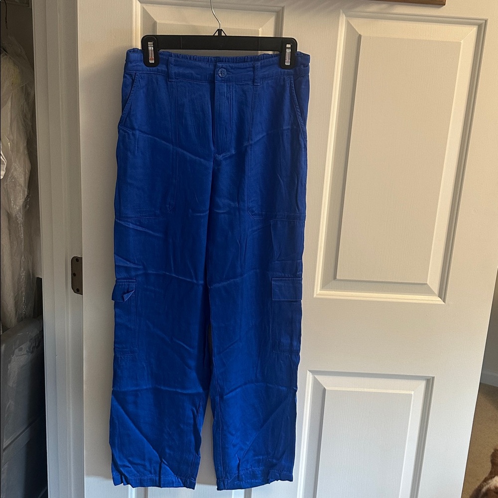 Women's Blue Straight Leg Pants
